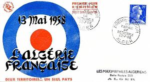 Obliterations  13 MAI 1958